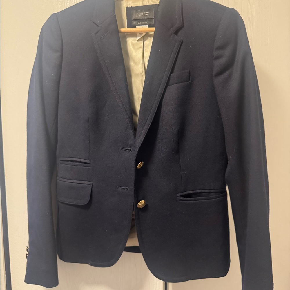 J. Crew Blue Slim Fit Blazer